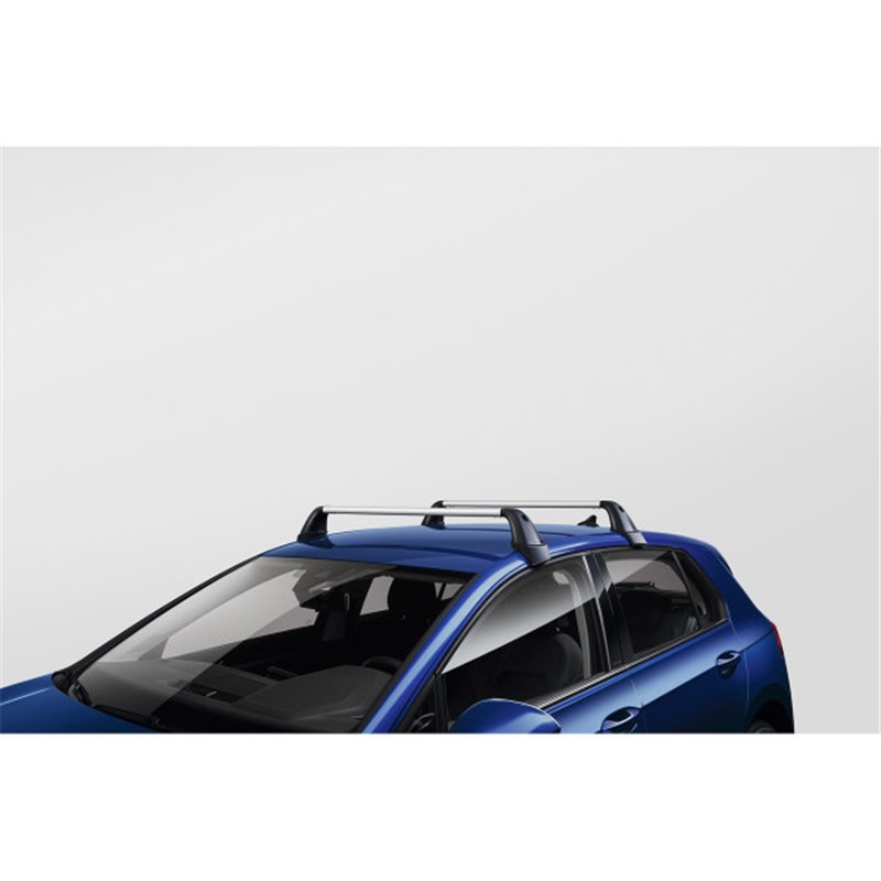 Porte-bagages de toit de base VW Golf 8 (5H) avec barres transversales à  rainure en