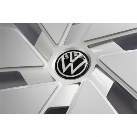 Enjoliveurs de roue en acier de 18 pouces pour VW ID.3, couleur argent.