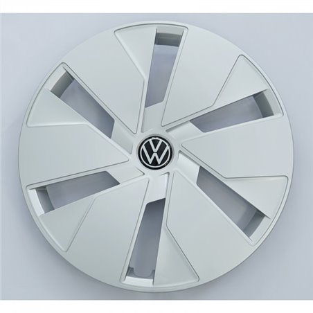 Enjoliveur de roue en acier de 18 pouces pour VW ID.3, couleur noir/pure white/argent.