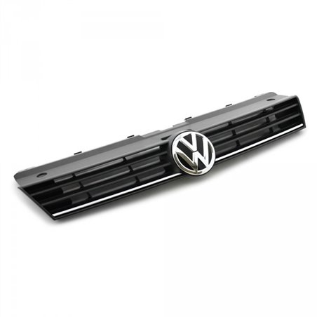 Calandre de tuning avec bande chromée pour VW Polo 5 (6C) Highline et Komfortline.
