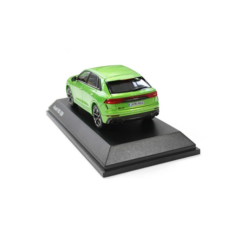 Voiture miniature Audi Sport RSQ8 verte à l'échelle 1:43, modèle original  5011818631.