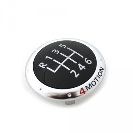 Placard d'origine VW 4Motion pour le bouton SHIFT Tuning Sport Emblème  Chrome