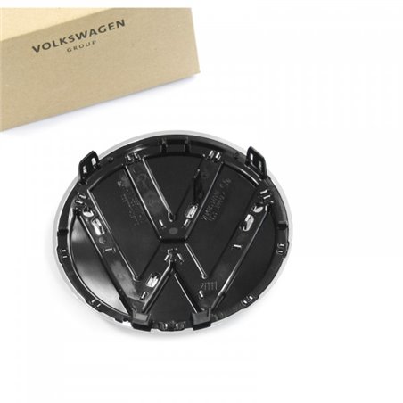 Logo Volkswagen R, grill emblème logo chrome noir accessoires de voiture