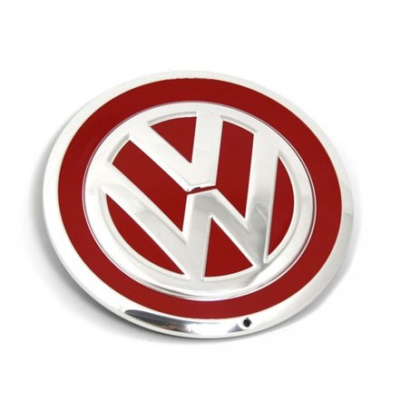 Enjoliveur de roue VW up! Beats, couvercle de garniture, capuchon chromé, rouge tornade.