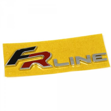 Inscription arrière du logo Seat FRLINE sur le hayon, emblème de tuning de course Formula Racing.