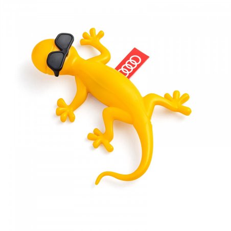Gecko parfumé Audi original jaune, lunettes de soleil, fruits tropicaux, rafraîchisseur d'air 000087009AR.