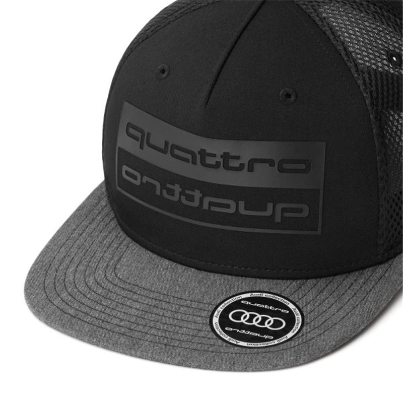 Original Audi Sport Basecap Quattro Cap Snapback Capball Cap de baseball  Noir 3131900600