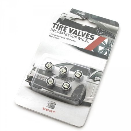 Bouchons de valve de siège, bouchons originaux de valve avec logo pour pneus et jantes 000092782A.