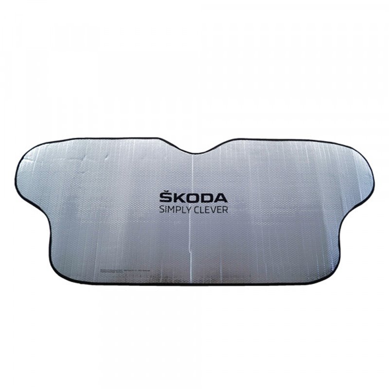 Protection solaire et antigel Skoda pour pare-brise, bâche de protection.