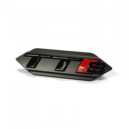 Emblème de la Black Edition de la calandre de tuning noir Audi TTS Clip avec inscription noire 8S0071805.