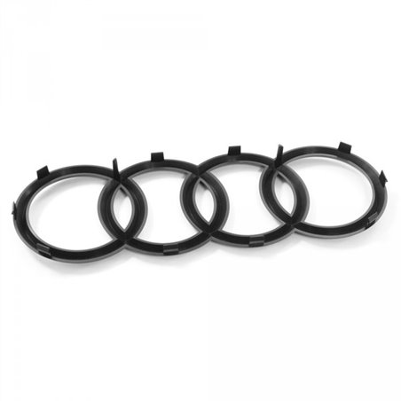 Emblème Blackline Logo noir pour les anneaux de calandre du Audi Q3  Original Black Edition.