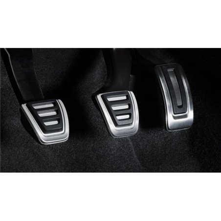 Ensemble de pédales d'origine Audi Q3, capuchons en acier inoxydable pour boîte de vitesses manuelle.