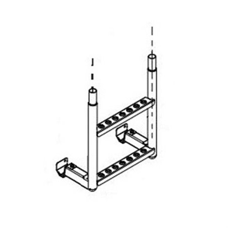 M-LINE Kit de montage échelle arrière pour CITROEN JUMPER 2 (H2)