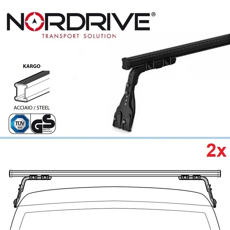 Kit Montage LAMPA N60000K Pour Box Toit Nordrive - Accessoire Fixation Plafond Voiture