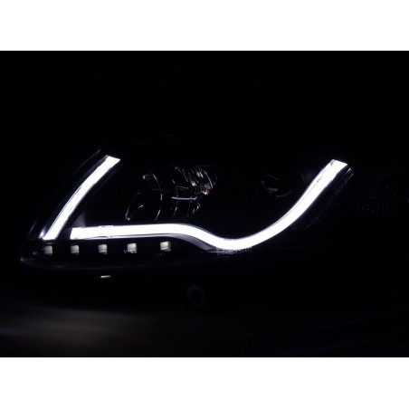 Phare Daylight LED DRL look Audi A6 type 4F 04-08 noir