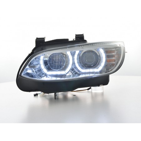 Phares Xenon Daylight LED feux de jour BMW Série 3 E92 / E93 06-10 chrome