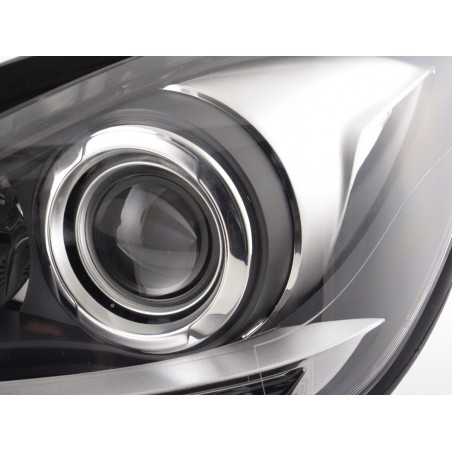 Phare Daylight LED DRL look Mercedes Classe C (204) 2011-2014 noir