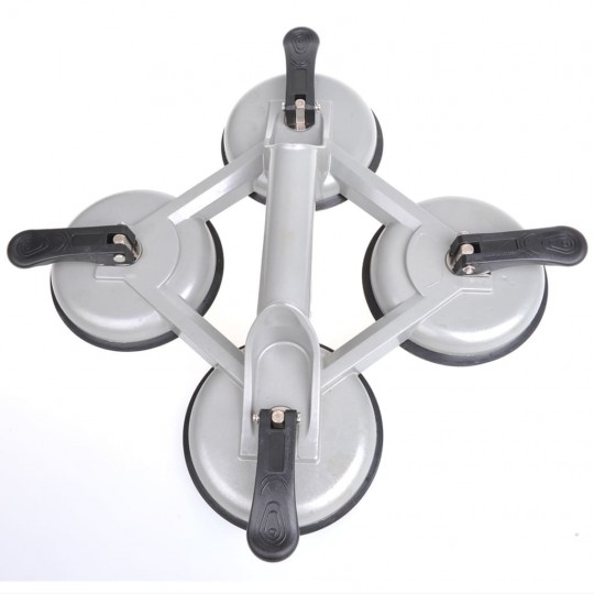 Ventouse triple en aluminium , Diam.115 mm, Usage professionnel