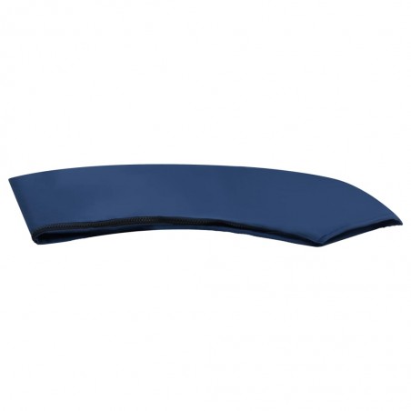 Auvent bimini à 2 arceaux Bleu marine 150x120x110 cm