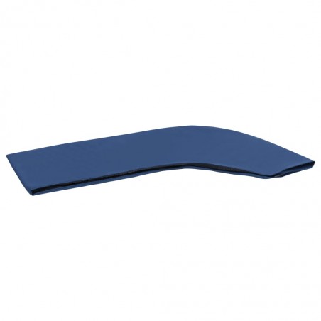 Auvent Bimini à 4 arceaux Bleu marine 243x(230-244)x137 cm
