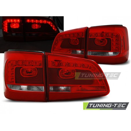 Feux Arrière LED Rouge et Blanc Pour VW TOURAN 08.10-