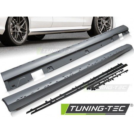 SIDE SKIRTS SPORT GLOSSY Noir Pour W213 16-22
