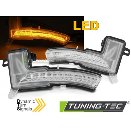 SIDE DIRECTION IN THE MIRROR WHITE LED Dynamique Pour RENAULT CLIO IV 16-19