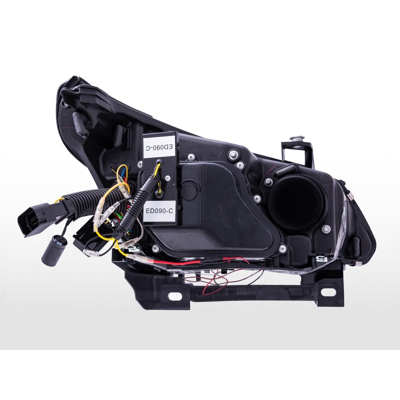 PHARES NOIRS ANNEAUX LED 3D AU XENON AVEC FEUX DE VIRAGE BMW X5 E70 2007 2010 Ph1 05348 1648