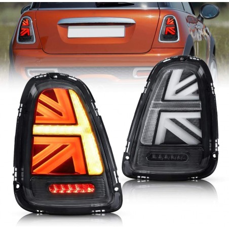 VLAND LED Phares pour 2007-2015 Mini Cooper hatch R56 / Clubman R55 / Convertible R57 / Coupe R58 / Roadster R59 Feux Avant, DRL