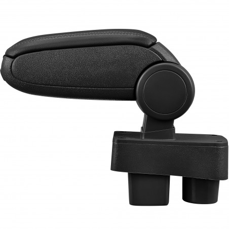 HTD011 + LC501 Centre Armrest Skoda Fabia II Roomster with Storage Compartment Imitation Leather Black [pro.tec]