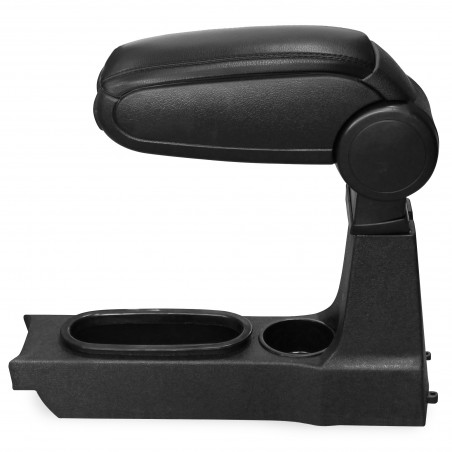 1132 Centre Armrest Ford Fiesta 1995-2002 Mazda 121 with Storage Compartment Synthetic Leather Black [pro.tec]