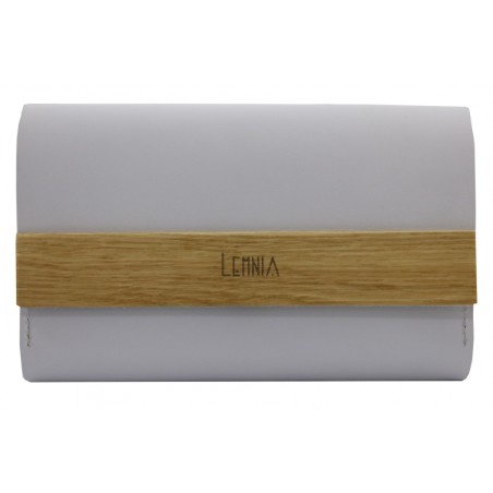 Lemnia Wallet L Bleu - Handmade