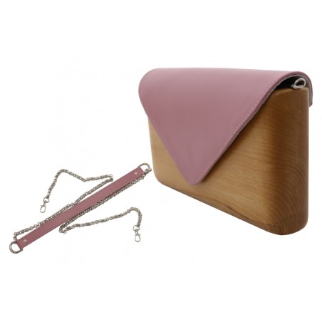 Lemnia Shoulder Bag Nude Pink - Handmade