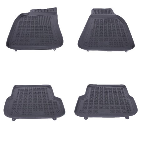 Floor mat Rubber Black suitable for AUDI A6 4F C6 (2008-2011)