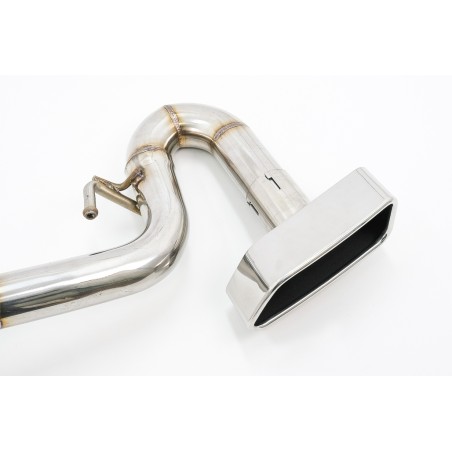 Exhaust System suitable for BMW 5 Series F10 (2011-2017) with Square Muffler Tips M550i M Look