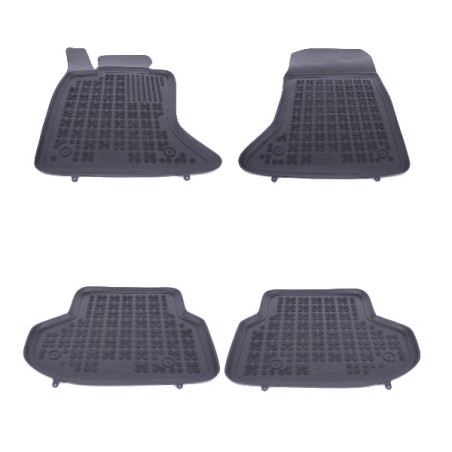 Floor mat Rubber Black suitable for BMW Series 5 F10 F11 LCI 2014+
