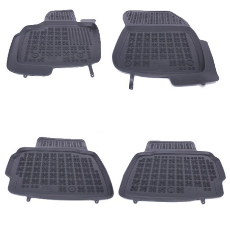 Floor mat Rubber Black suitable for FORD Mondeo V Vignale, Mondeo V Hybrid 2014+