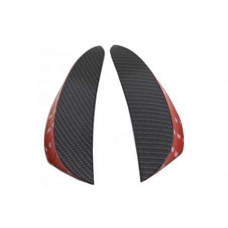 Front Bumper Flaps Side Fins Flics suitable for Mercedes W213 S213 C238 A238 E43 E53 Design Carbon Film Coating