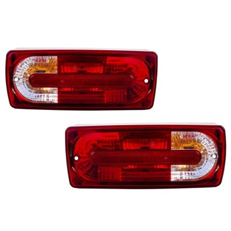 Taillights suitable for Mercedes G-class W463 G55 Design (1989-2015) Red Clear