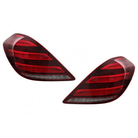 Taillights Full LED suitable for Mercedes S-Class W222 (2013-2017) with Sequential Dynamic Turning Lights Facelift Design