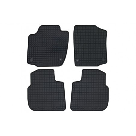 Floor mat black fits to SEAT Toledo (2013-2018) suitable for SKODA Rapid (2012-) Rapid Spaceback