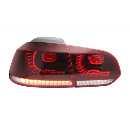 Taillights Full LED suitable for VW Golf 6 VI (2008-2013) Cherry Red R20 GTI Design (LHD and RHD)