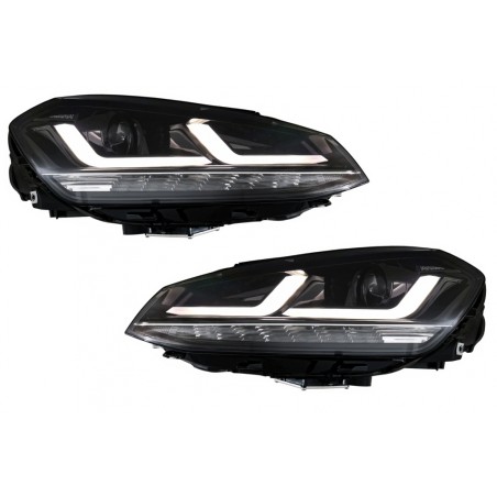 Osram Full LED Headlights LEDriving suitable for VW Golf 7 VII (2012-2017) Black Upgrade for Halogen