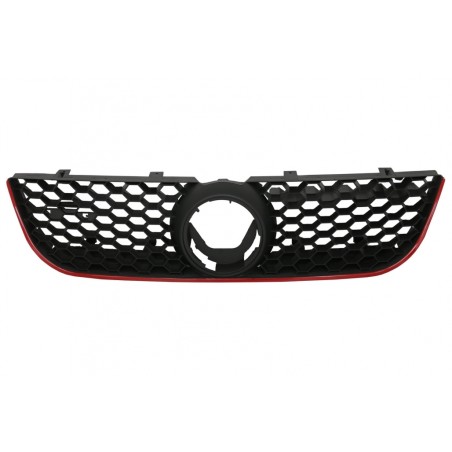 Front Central Sport Grille suitable for VW Polo 9N 9N3 (2006-2009) Honeycomb GTI Design