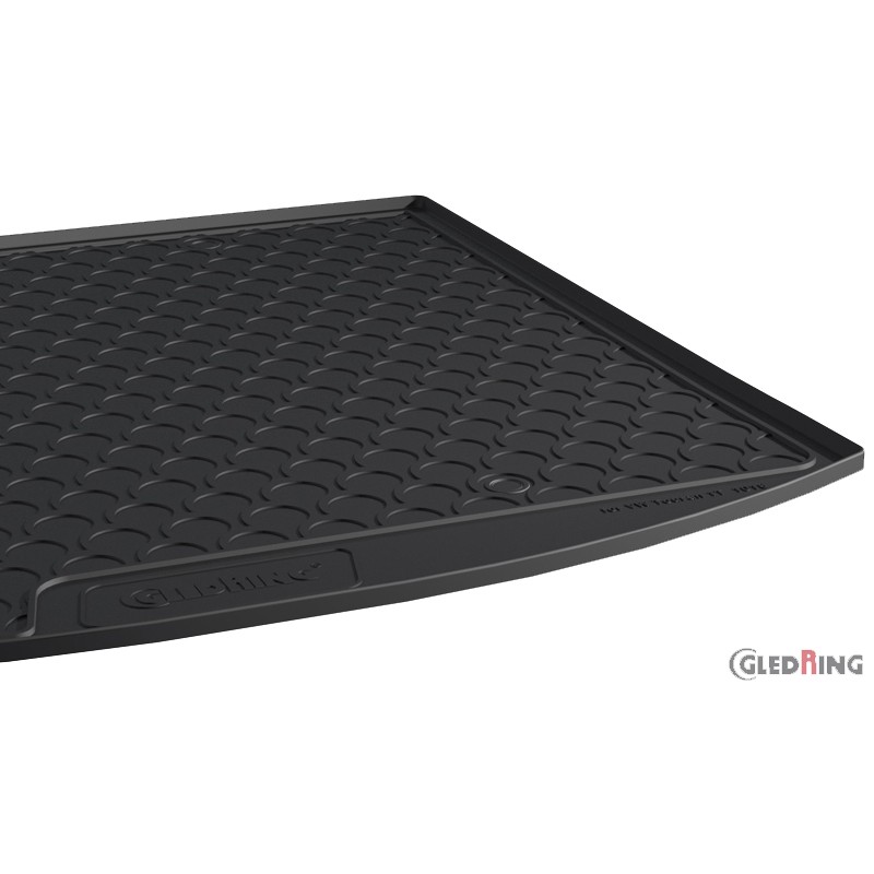 Tapis De Coffre Caoutchouc TPE Pour VW Touran 2003-2015 - Noir Antidérapant