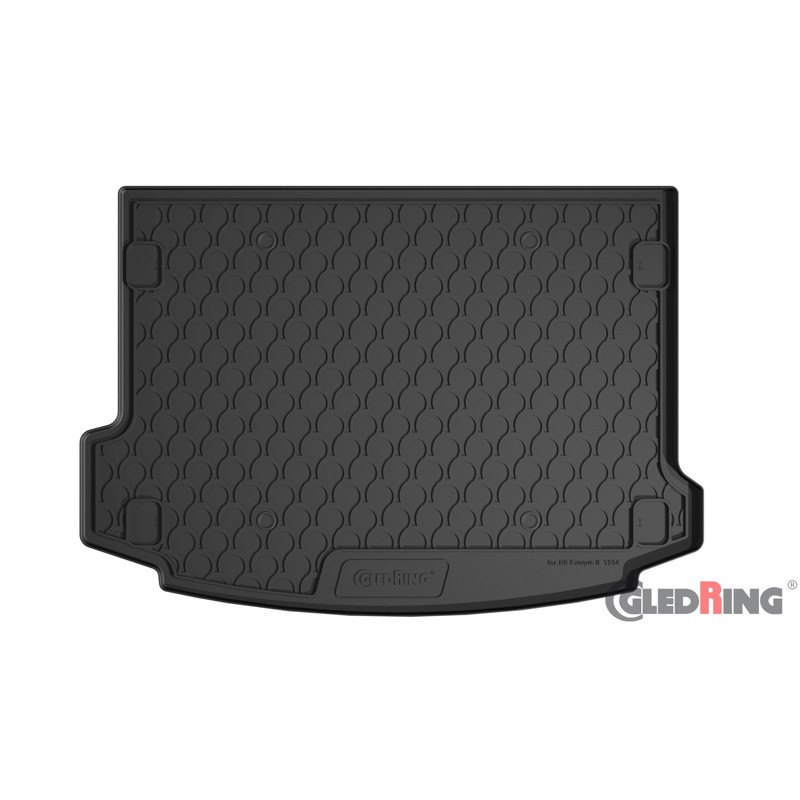 Tapis Coffre Rubbasol Range Rover Velar 2017 - Caoutchouc - Protection Liquides/saleté - Bord 2cm - Antidérapant