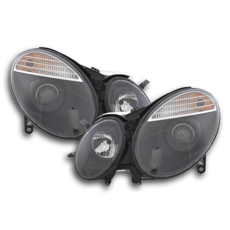 Phare Avant Droit D'occasion Pour Mercedes Classe E W210 - Optique Passager Avec Petite Fissure