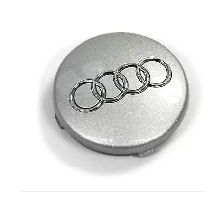 Cache-moyeu de jante Audi d'origine en argent avus, référence 4B0601170Z17.