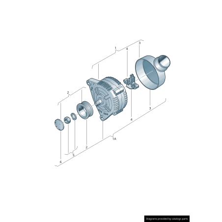 Régulateur de tension - Pièces d'origine VW/Audi 059903803G