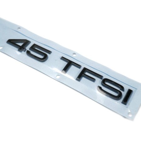 Inscription de coffre 45 TFSI Badge Gloss Black Emblem - Pièces d'origine Audi 83A853744DT94